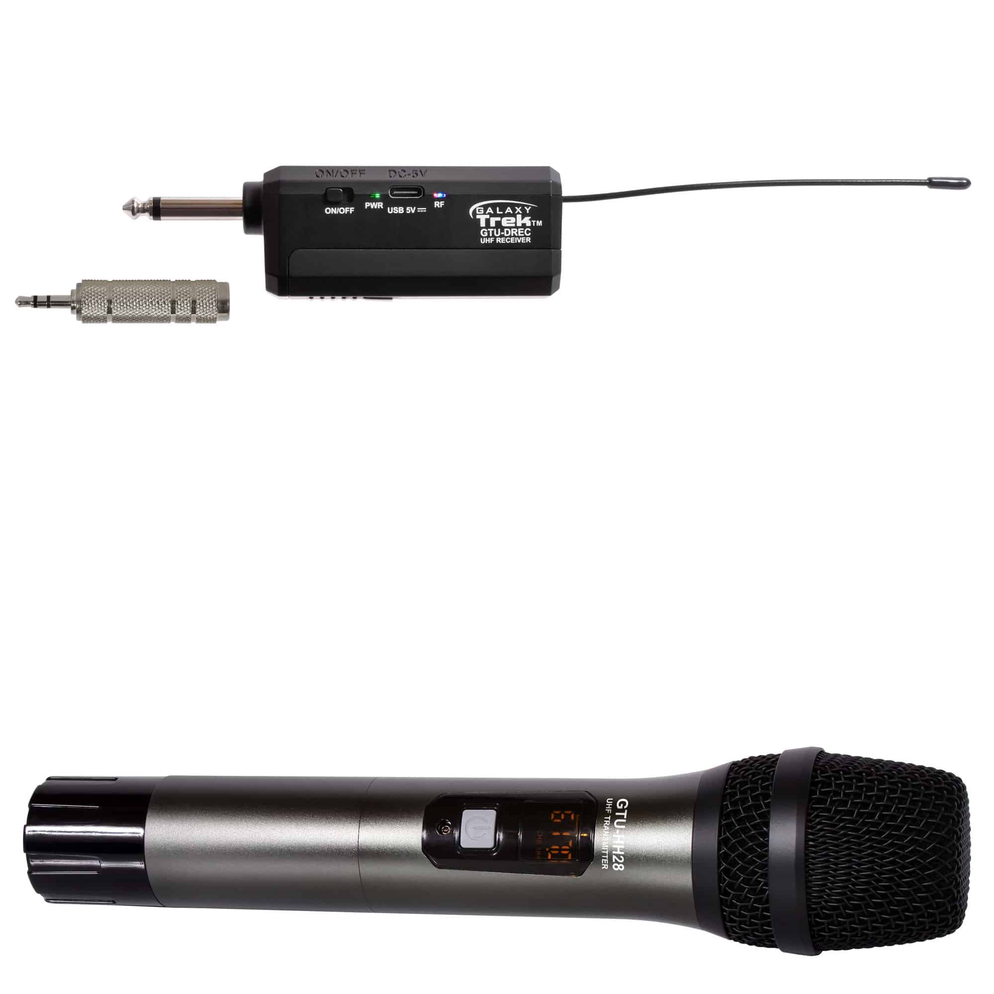 GTU Galaxy Trek Compact UHF Dual Channel Wireless Mic​